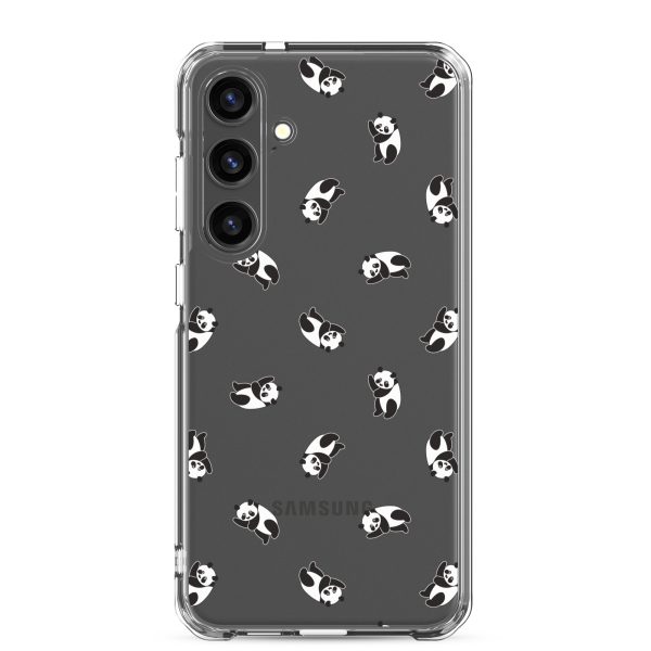 Cute Pandas Samsung Clear Case