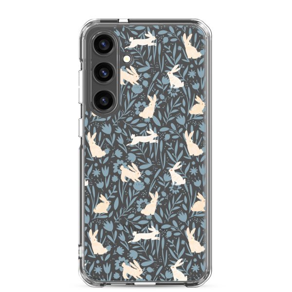 Easter Hopping Bunnies Samsung Clear Case