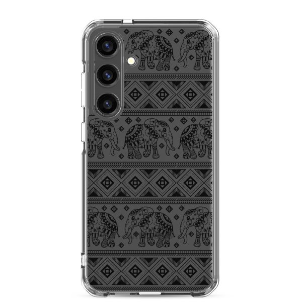 Elephant Mandala Samsung Clear Case