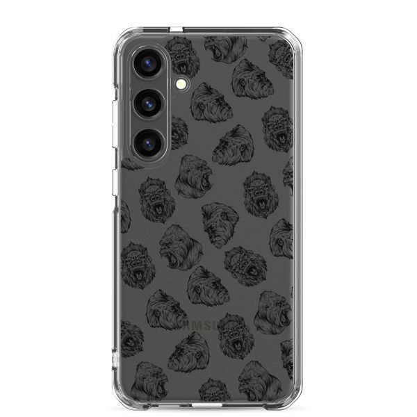 Illustrated Gorilla Seamless Samsung Clear Case