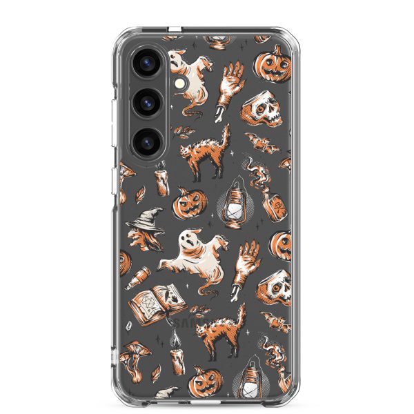 Vintage Halloween Samsung Clear Case