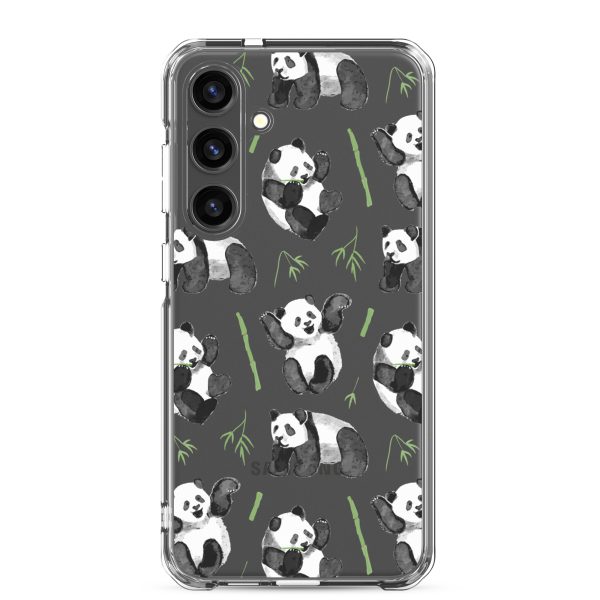 clear-case-for-samsung-samsung-galaxy-s24-plus-case-on-phone-6a53d4bd639a5.jpg Watercolor Panda Bear Samsung Clear Case