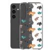 Asian Jungle Animals Samsung Clear Case