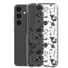 Black and White Halloween Samsung Clear Case
