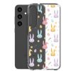 Colorful Bunnies Easter Samsung Clear Case
