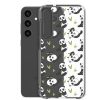 Cute Panda Bear Samsung Clear Case