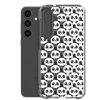 Cute Panda Bears Samsung Clear Case