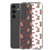 Cute Teddy Bear Samsung Clear Case