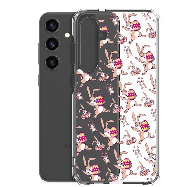 clear-case-for-samsung-samsung-galaxy-s24-plus-case-with-phone-6a53c3697cfd3.jpg Easter Bunny With Egg Samsung Clear Case