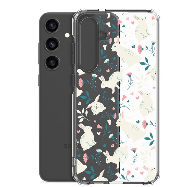 clear-case-for-samsung-samsung-galaxy-s24-plus-case-with-phone-6a53c45a4baeb.jpg Easter Cute Rabbits Samsung Clear Case