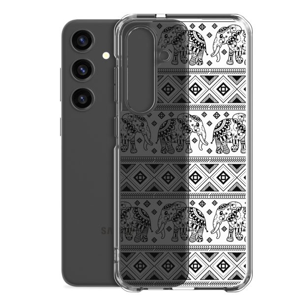 Elephant Mandala Samsung Clear Case