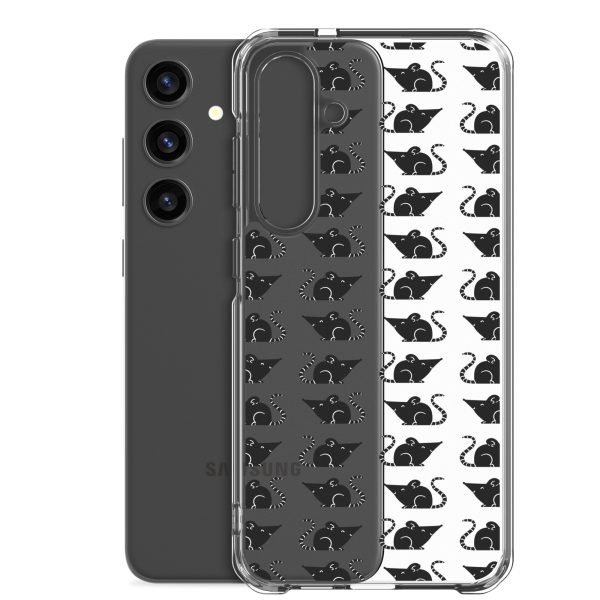 Rat Silhouette Samsung Clear Case