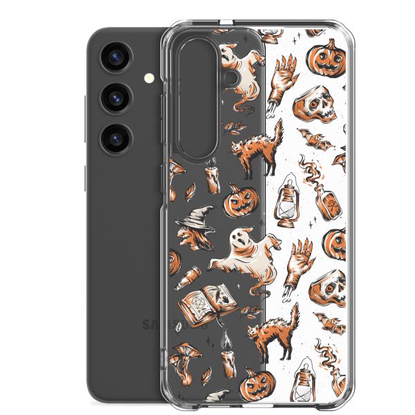 Vintage Halloween Samsung Clear Case