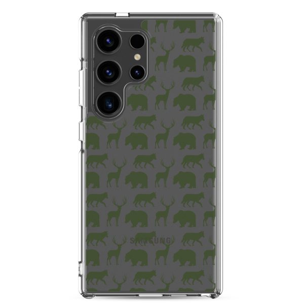 Animals Silhouette Samsung Clear Case