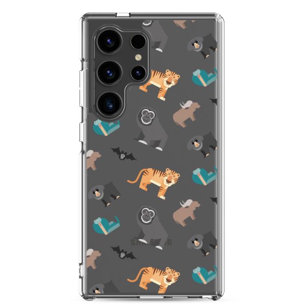 Asian Jungle Animals Samsung Clear Case
