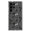 Black and White Halloween Samsung Clear Case
