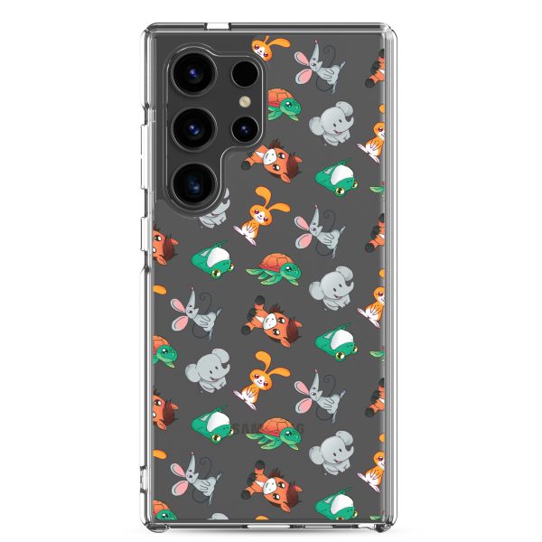 Cute Animals Samsung Clear Case