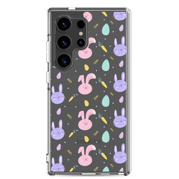 Cute Easter Bunnies Samsung Clear Case