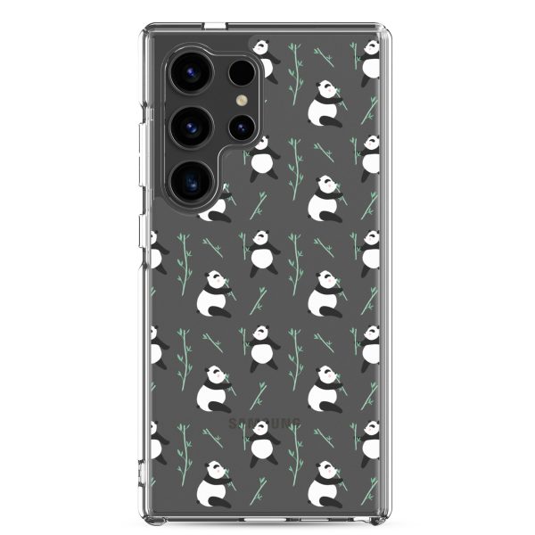 Cute Panda Samsung Clear Case