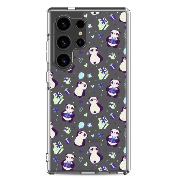 Cute Panda Presents Samsung Clear Case