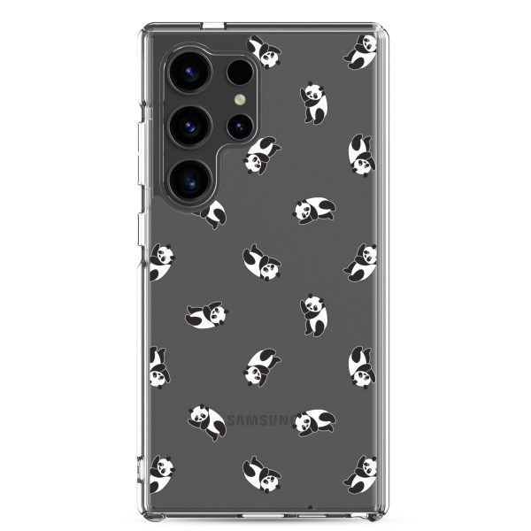 Cute Pandas Samsung Clear Case