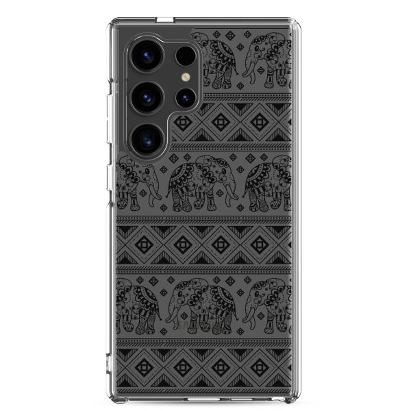 Elephant Mandala Samsung Clear Case