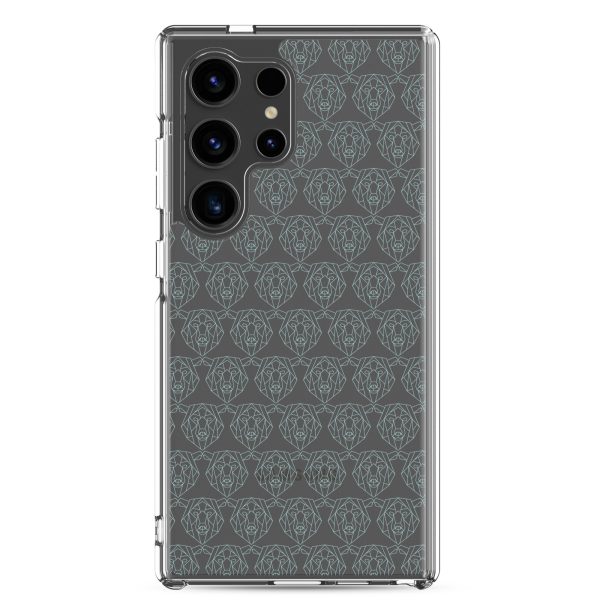 clear-case-for-samsung-samsung-galaxy-s24-ultra-case-on-phone-6a53d15d0bed0.jpg Polygonal Bear Samsung Clear Case
