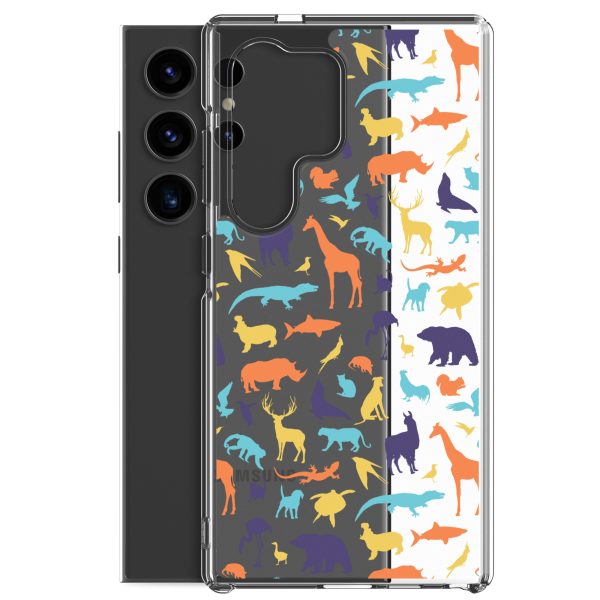 Animal Silhouette Samsung Clear Case