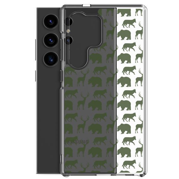 Animals Silhouette Samsung Clear Case