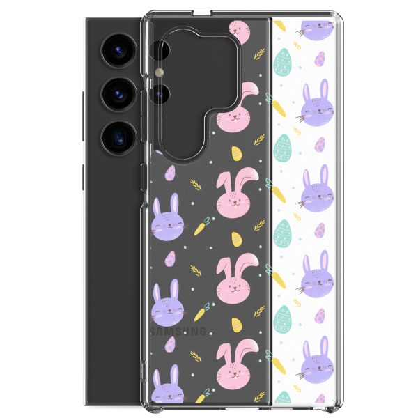 Cute Easter Bunnies Samsung Clear Case