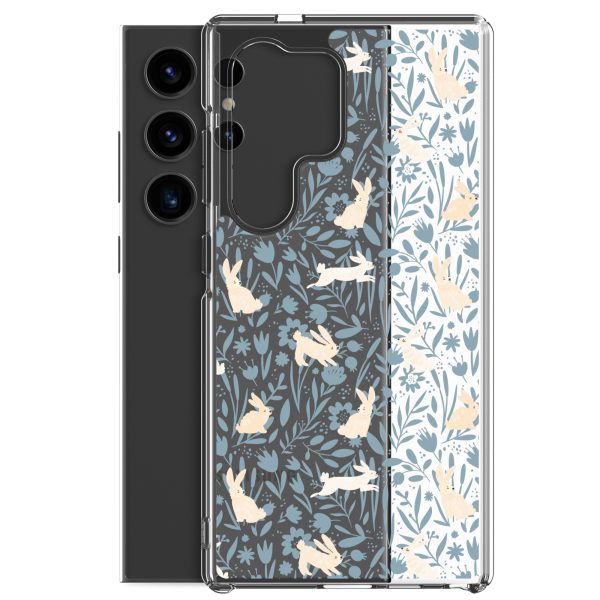 Easter Hopping Bunnies Samsung Clear Case