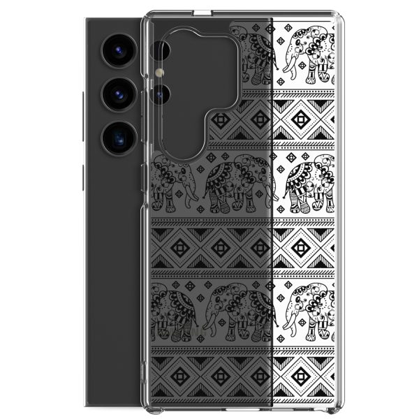 Elephant Mandala Samsung Clear Case