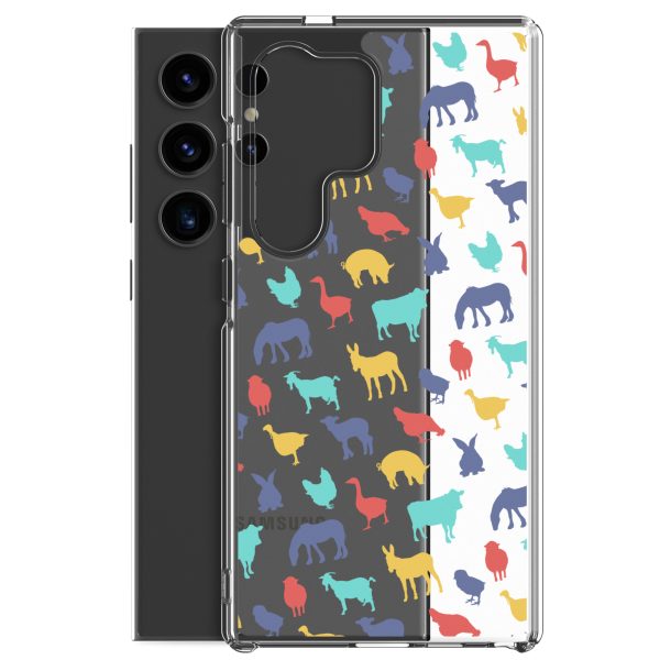 Farm Animals Samsung Clear Case