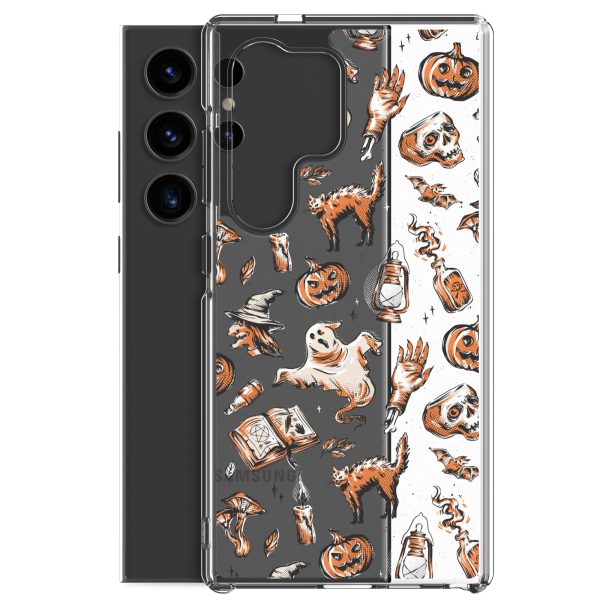 Vintage Halloween Samsung Clear Case