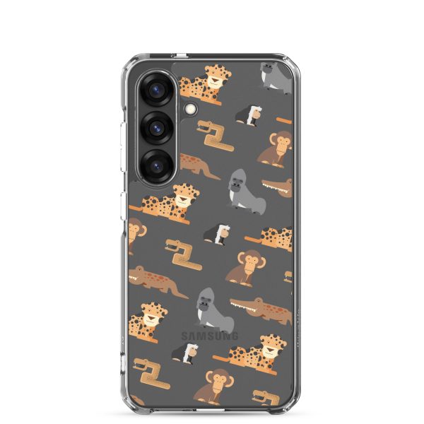 African Jungle Animals Samsung Clear Case