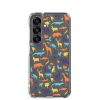 Animal Silhouette Samsung Clear Case