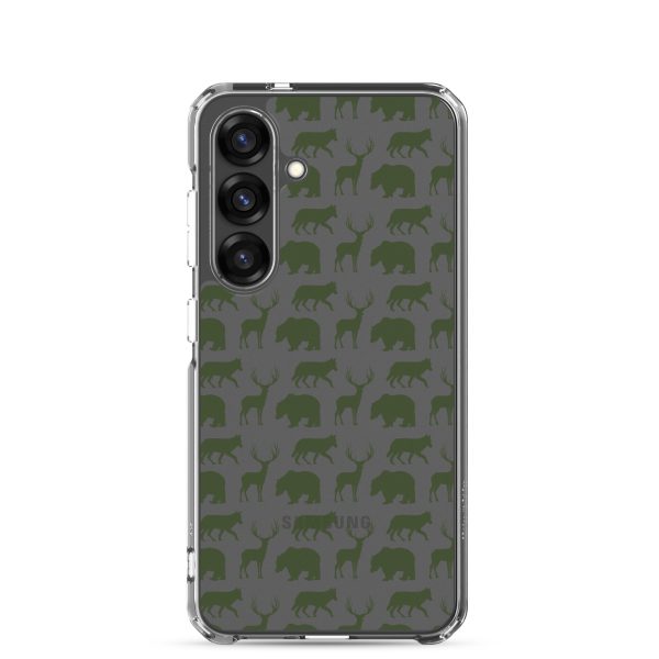 Animals Silhouette Samsung Clear Case