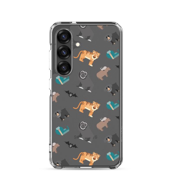Asian Jungle Animals Samsung Clear Case