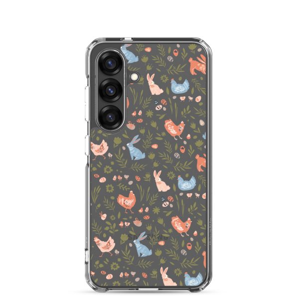 Bunnies and Hens Easter Samsung Clear Case