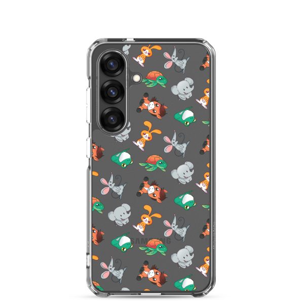 Cute Animals Samsung Clear Case