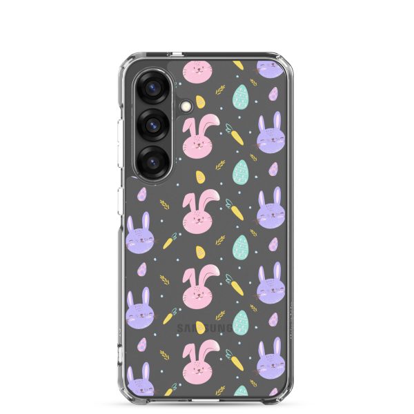 Cute Easter Bunnies Samsung Clear Case