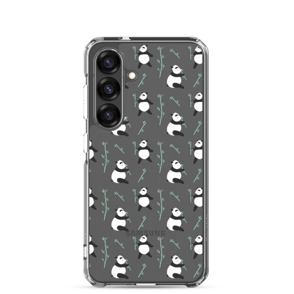 Cute Panda Samsung Clear Case