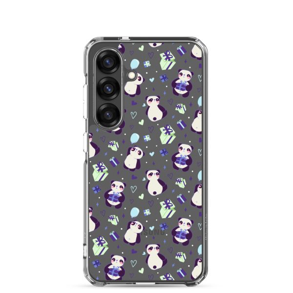 Cute Panda Presents Samsung Clear Case