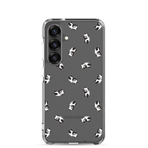 Cute Pandas Samsung Clear Case