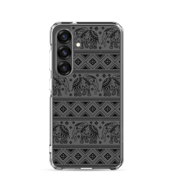 Elephant Mandala Samsung Clear Case