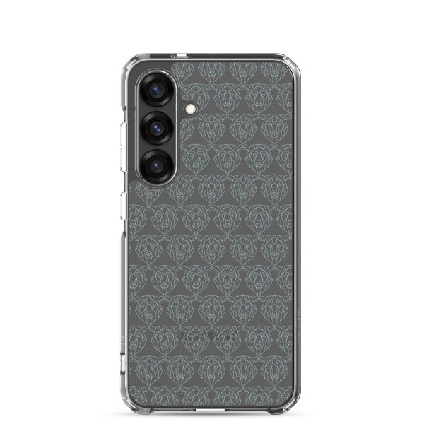 clear-case-for-samsung-samsung-galaxy-s25-case-on-phone-6a53d15d0bc8c.jpg Polygonal Bear Samsung Clear Case