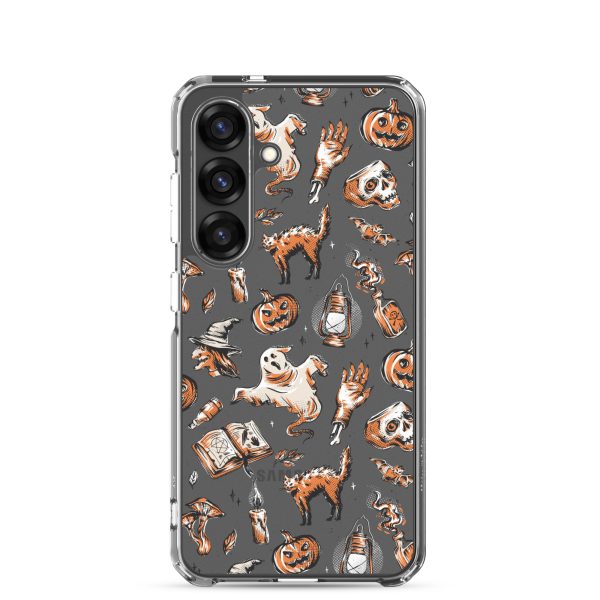 Vintage Halloween Samsung Clear Case