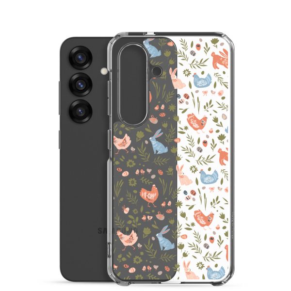 Bunnies and Hens Easter Samsung Clear Case