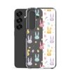 Colorful Bunnies Easter Samsung Clear Case
