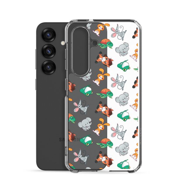 Cute Animals Samsung Clear Case